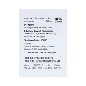 Thuốc Suntab Tablet DongKoo điều trị triệu chứng viêm xương khớp (10 vỉ x 10 viên)