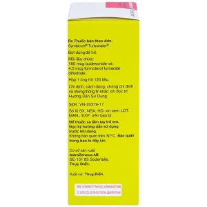 Thuốc bột để hít Symbicort AstraZeneca điều trị hen suyễn (120 liều)