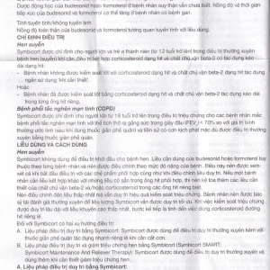 Thuốc bột để hít Symbicort AstraZeneca điều trị hen suyễn (120 liều)