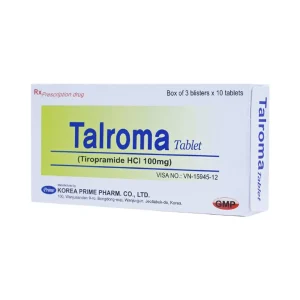 Thuốc Talroma Korea Prime Pharma giảm đau do co thắt tiêu hóa (3 vỉ x 10 viên)