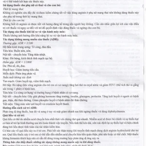 Thuốc Targinos 400 Mebiphar điều trị duy trì tăng amoniac máu (12 vỉ x 5 viên)