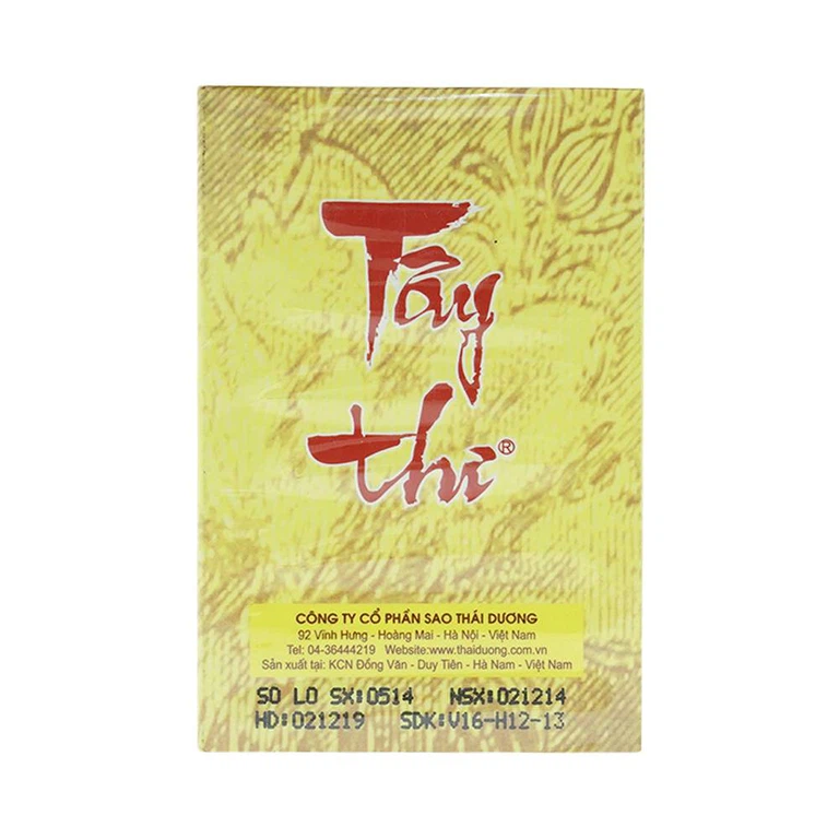 Thuốc Tây Thi Thái Dương điều trị huyết áp thấp, chống mệt mỏi (10 gói x 5g)