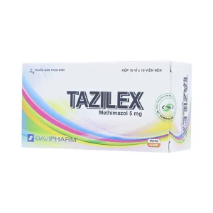 Thuốc Tazilex Davipharm điều trị trước khi phẫu thuật tuyến giáp (10 vỉ x 10 viên)