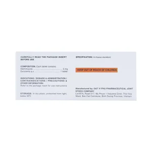 Thuốc Tazilex Davipharm điều trị trước khi phẫu thuật tuyến giáp (10 vỉ x 10 viên)