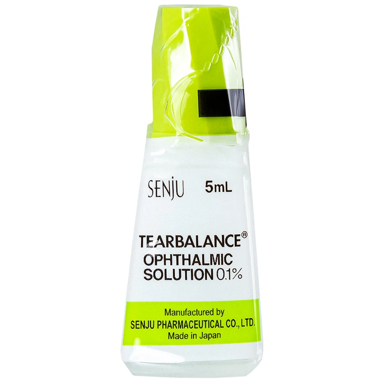 Dung dịch thuốc nhỏ mắt Tearbalance 0.1% điều trị tổn thương biểu mô kết - giác mạc (5ml)
