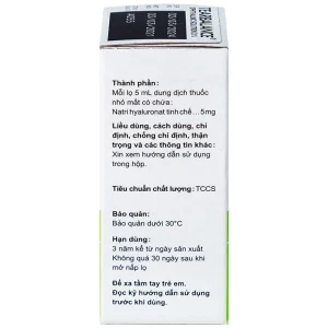 Dung dịch thuốc nhỏ mắt Tearbalance 0.1% điều trị tổn thương biểu mô kết - giác mạc (5ml)