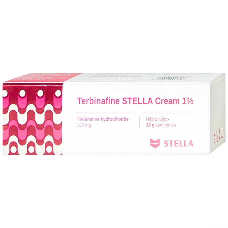 Kem bôi da Terbinafine Stella Cream 1% (10g) điều trị nhiễm nấm ở da, lang ben