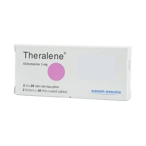 Thuốc Theralene Sanofi hỗ trợ điều trị các triệu chứng viêm mũi dị ứng, mày đay (40 viên)