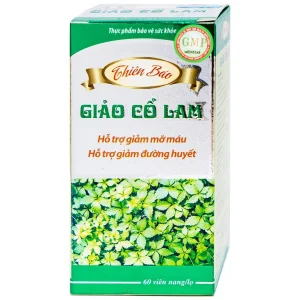 Viên uống Giảo Cổ Lam Thiên Bảo hỗ trợ giảm mỡ máu, giảm đường huyết (60 viên)
