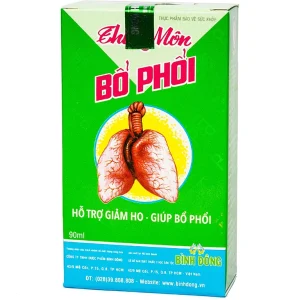 Dung dịch Thiên Môn Bổ Phổi Bình Đông giúp giảm ho, bổ phổi (90ml)