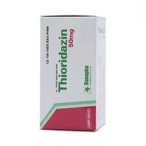 Thuốc Thioridazin 50mg Danapha điều trị bệnh tâm thần phân liệt (100 viên)