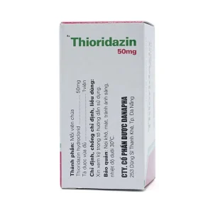 Thuốc Thioridazin 50mg Danapha điều trị bệnh tâm thần phân liệt (100 viên)