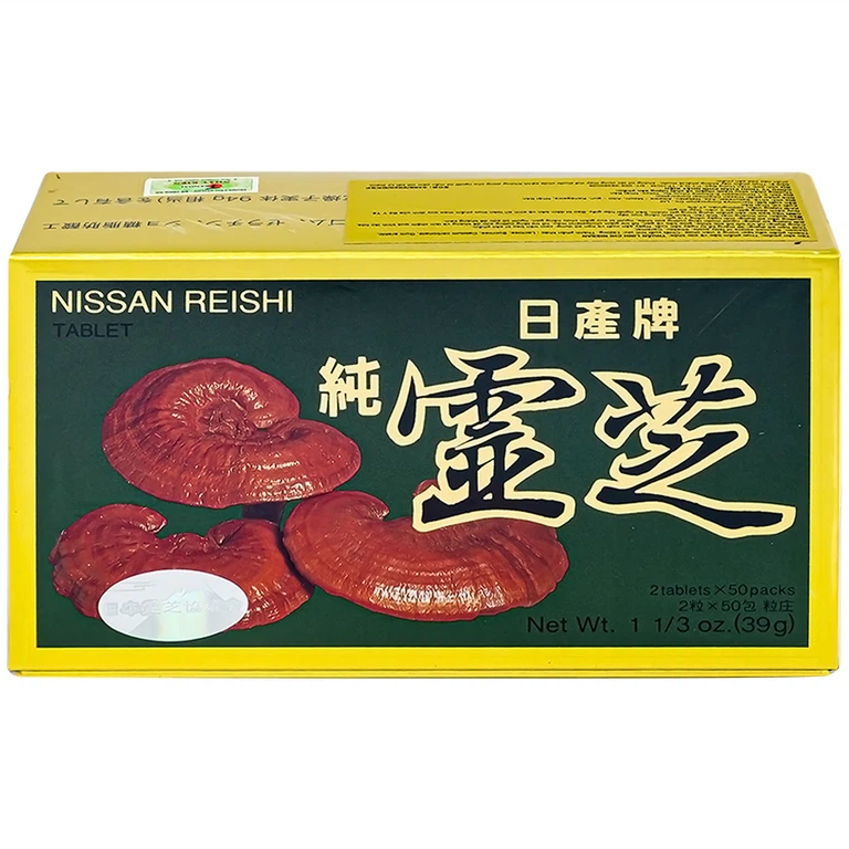 Viên uống Thuần Linh Chi Nissan hỗ trợ bồi bổ sức khỏe, giúp bảo vệ gan (50 gói)