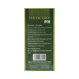 Cao lỏng thuốc hen P/H điều trị các thể hen phế quản (250ml)