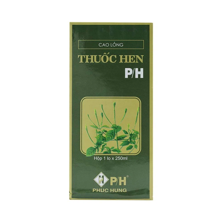 Cao lỏng thuốc hen P/H điều trị các thể hen phế quản (250ml)