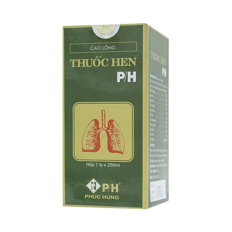 Cao lỏng thuốc hen P/H điều trị các thể hen phế quản (250ml)