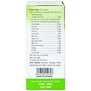 Siro ho Bảo Thanh điều trị các chứng ho, viêm phổi (125ml)