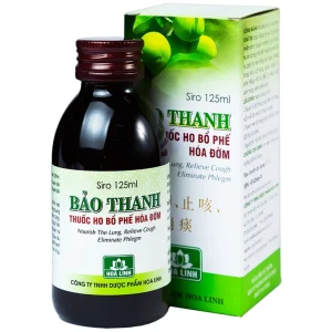 Siro ho Bảo Thanh điều trị các chứng ho, viêm phổi (125ml)