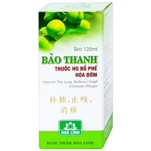 Siro ho Bảo Thanh điều trị các chứng ho, viêm phổi (125ml)