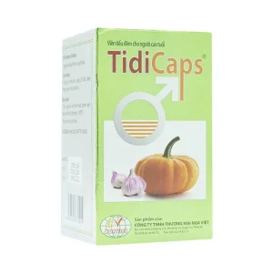 Viên tiểu đêm cho người cao tuổi TidiCaps HDPHARMA phòng và làm giảm các chứng u xơ tiền liệt tuyến lành tính (100 viên)