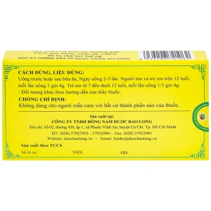 Thuốc Tiềm Long Bảo Long điều trị viêm đại tràng, loét hành tá tràng (10 gói x 4g)