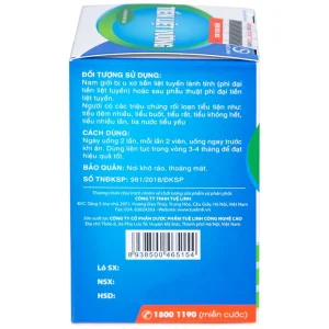 Viên uống Tiền Liệt Vương Tuệ Linh giúp hạn chế phát triển phì đại tiền liệt tuyến (60 viên)