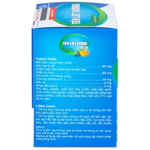 Viên uống Tiền Liệt Vương Tuệ Linh giúp hạn chế phát triển phì đại tiền liệt tuyến (60 viên)