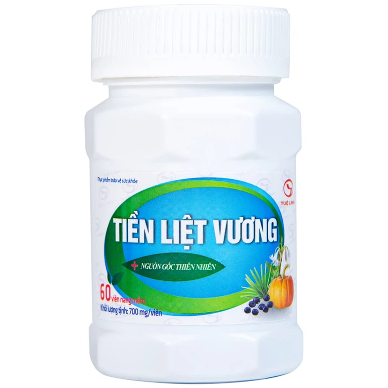 Viên uống Tiền Liệt Vương Tuệ Linh giúp hạn chế phát triển phì đại tiền liệt tuyến (60 viên)