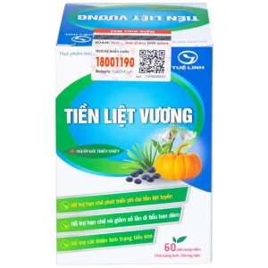 Viên uống Tiền Liệt Vương Tuệ Linh giúp hạn chế phát triển phì đại tiền liệt tuyến (60 viên)