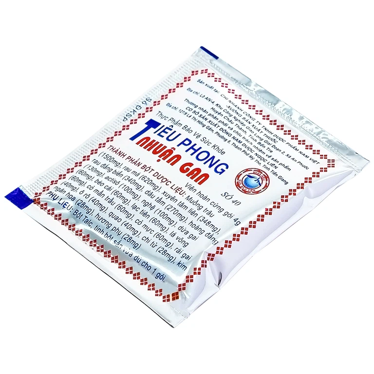 Hoàn cứng Tiêu Phong Nhuận Gan Ngọc Liên giúp thanh nhiệt, mát gan (10 gói x 4g)