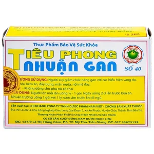 Hoàn cứng Tiêu Phong Nhuận Gan Ngọc Liên giúp thanh nhiệt, mát gan (10 gói x 4g)