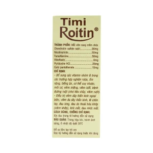 Thuốc Tmi Roitin bổ sung các vitamin nhóm B (24 vỉ x 5 viên)