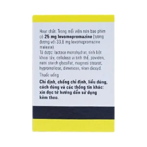 Thuốc Tisercin 25mg Egis điều trị loạn thần (1 lọ x 50 viên)