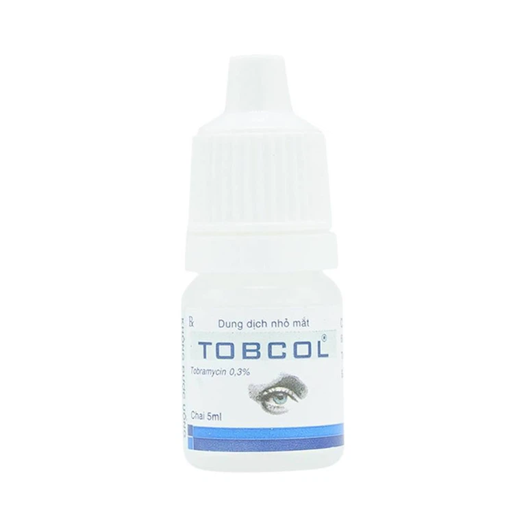 Thuốc nhỏ mắt Tobcol Dược 3-2 điều trị viêm mi mắt, viêm kết mạc (5ml)