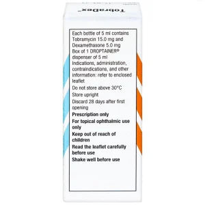 Hỗn dịch nhỏ mắt Tobradex điều trị tình trạng viêm ở mắt (5ml)