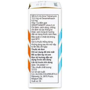 Hỗn dịch nhỏ mắt Tobradex điều trị tình trạng viêm ở mắt (5ml)