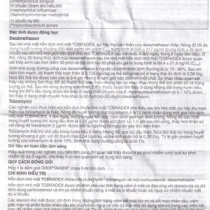 Hỗn dịch nhỏ mắt Tobradex điều trị tình trạng viêm ở mắt (5ml)