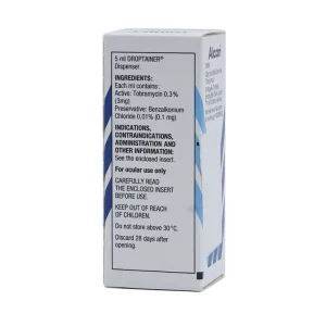 Thuốc nhỏ mắt Tobrex Alcon điều trị nhiễm khuẩn ở mắt (5ml)