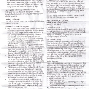 Thuốc nhỏ mắt Tobrex Alcon điều trị nhiễm khuẩn ở mắt (5ml)