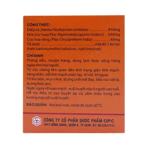 Trà túi lọc Ruton OPC thông tiểu, nhuận tràng, điều trị giãn tĩnh mạch (24 túi x 1,5g)