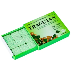 Viên ngậm Tragutan Dược 3-2 sát trùng đường hô hấp, đường miệng, làm dịu cơn ho (24 viên)
