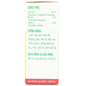 Dầu Mù U Quang Minh làm mềm và mượt da, mờ vết sẹo (15ml)