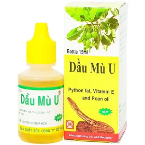Dầu Mù U Quang Minh làm mềm và mượt da, mờ vết sẹo (15ml)