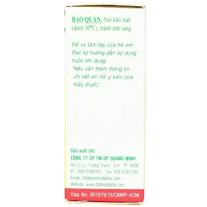 Dầu Mù U Quang Minh làm mềm và mượt da, mờ vết sẹo (15ml)