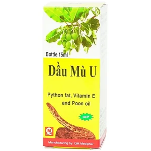 Dầu Mù U Quang Minh làm mềm và mượt da, mờ vết sẹo (15ml)