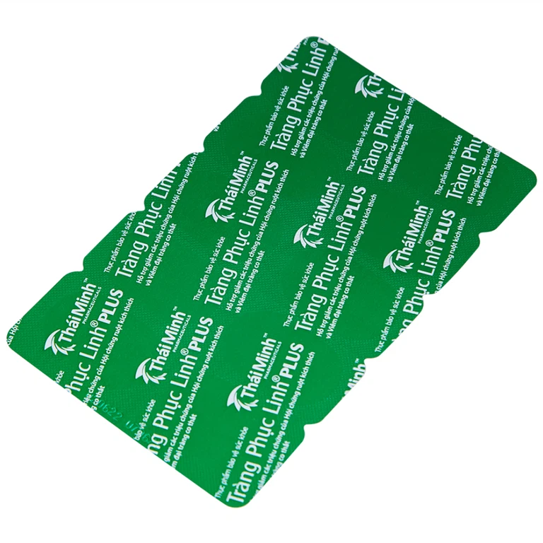 Viên uống Tràng Phục Linh Plus Thái Minh hỗ trợ giảm các triệu chứng của hội chứng ruột (2 vỉ x 10 viên)