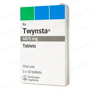 Thuốc Twynsta 40/5mg Boehringer điều trị tăng huyết áp vô căn (3 vỉ x 10 viên)