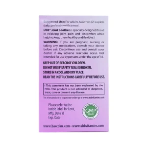 Viên uống Joint Soother UBB hỗ trợ tái tạo sụn và chất nhờn ở các đầu khớp xương (100 viên)