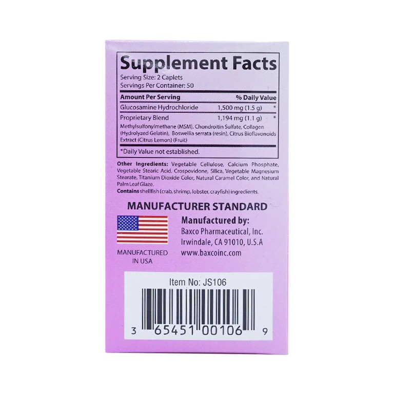 Viên uống Joint Soother UBB hỗ trợ tái tạo sụn và chất nhờn ở các đầu khớp xương (100 viên)