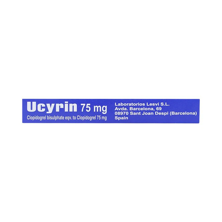 Thuốc Ucyrin 75mg Lesvi giảm những biến cố xơ vữa động mạch (2 vỉ x 14 viên)